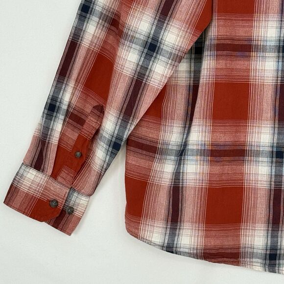 WRANGLER Mens Shirt XL Red Check Cotton - Picture 12 of 16